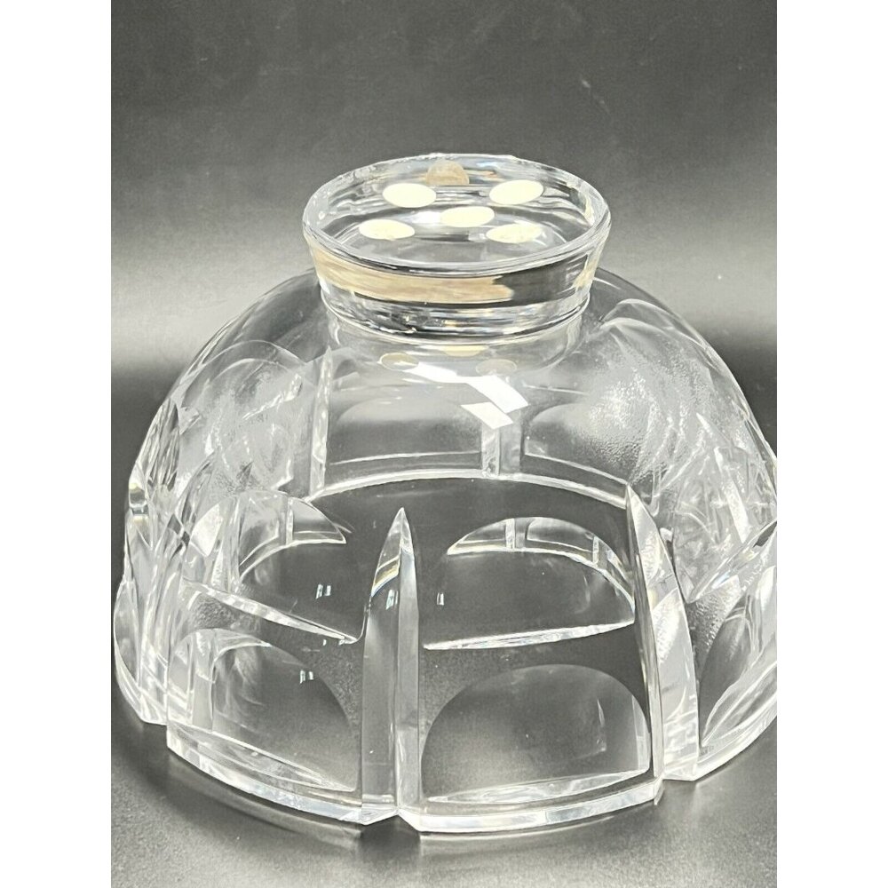 Orrefors Thousand Windows Crystal Bowl 0395-131 Signed Simon Gate 8-1/4 inch Dia - Picture 8 of 12